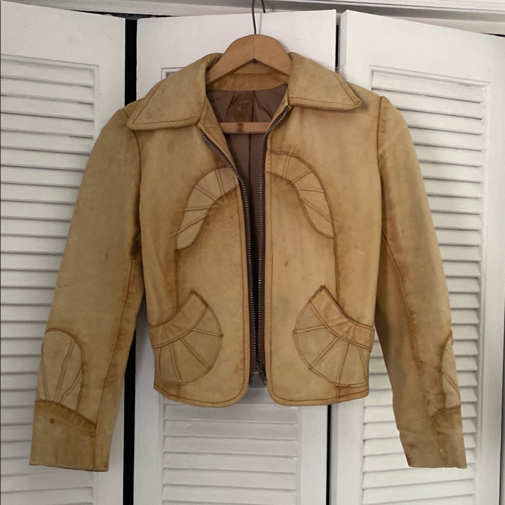 Vintage Leather Jacket Size Small